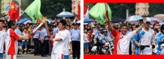 奧運圣火抵達惠州，旭日集團總經(jīng)理，常宏公司董事長楊勛擔任火炬手